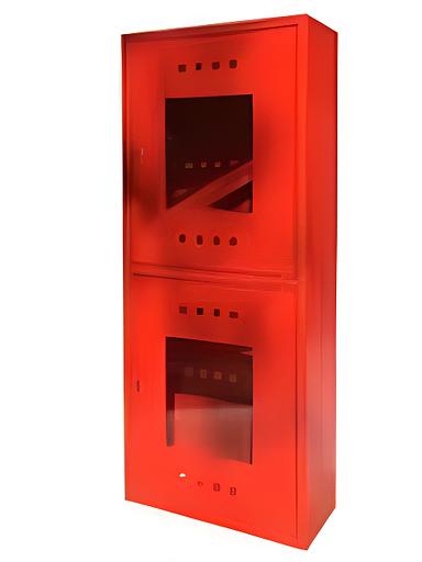 Шкаф пожарный ШПК 03 (320)-12-В 1300х700х300 мм с двумя кассетами сверху (Встраиваемый) фото 2