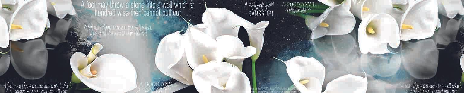 Фартук для кухни «Грациозные каллы» фото 1