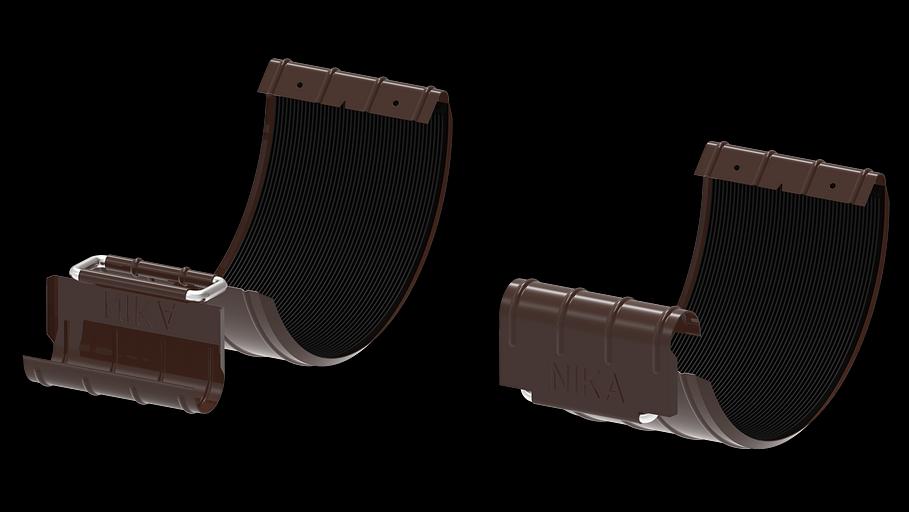 Соединитель желоба D125 фото 1