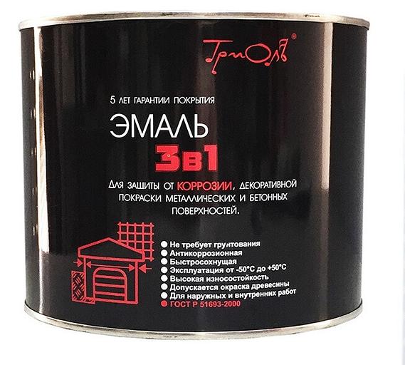 Грунт-эмаль 3в1 ТРИОЛЬ ГОСТ фото 2