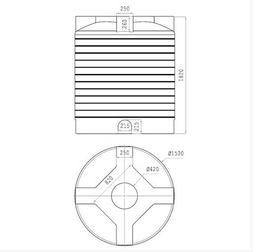 Емкость вертикальная 3000 л фото 3