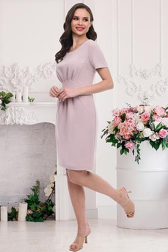 Платье Ангелина (пыльная роза) опт фото 2