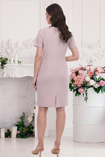 Платье Ангелина (пыльная роза) опт фото 3