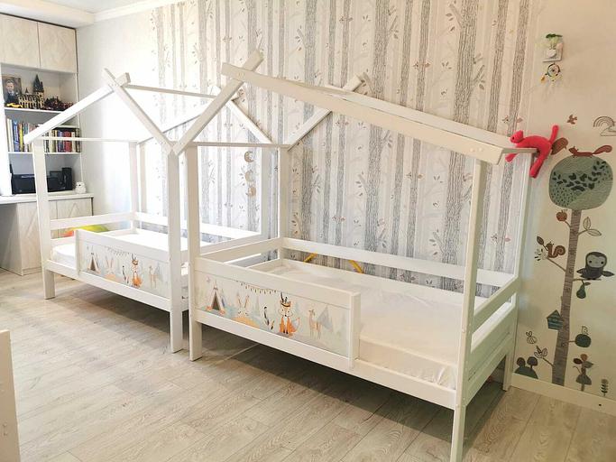 Детская кровать домик Home 1 с УФ фото 2