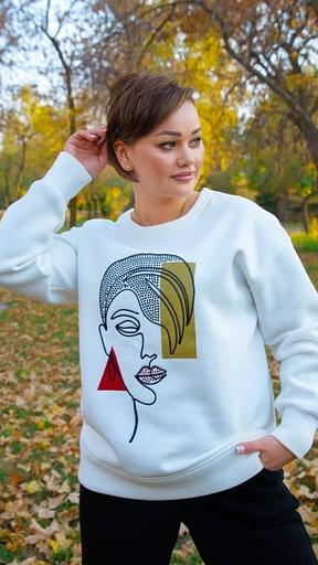 Кофта спортивная с принтом, женская, Опт фото 2