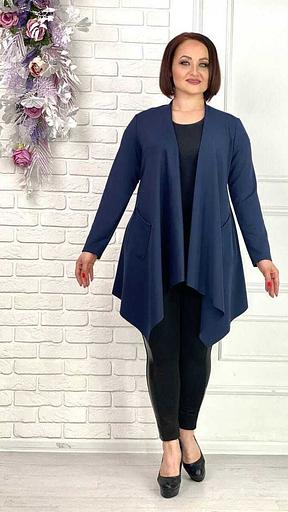 Кардиган однотонный без пуговиц, Опт фото 3