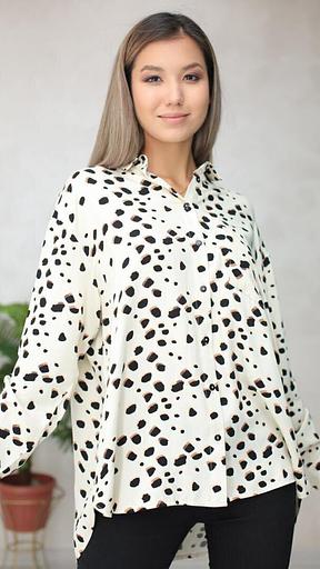 Блузка белая с принтом, Опт фото 1