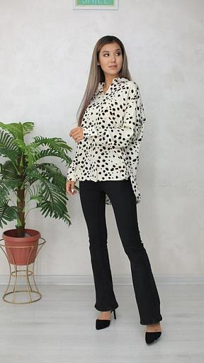 Блузка белая с принтом, Опт фото 2