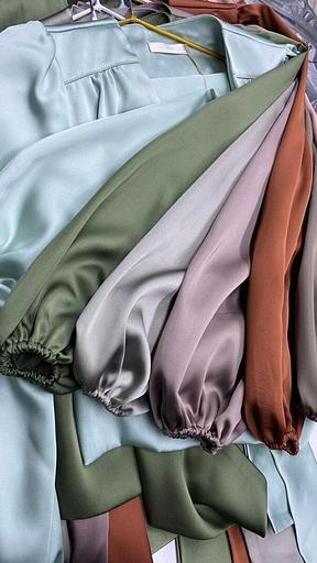 Блуза женская однотонная с поясом, Опт фото 4