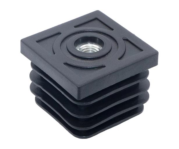 Заглушка внутренняя с резьбой М8 для труб 40х40 мм, опт фото 1