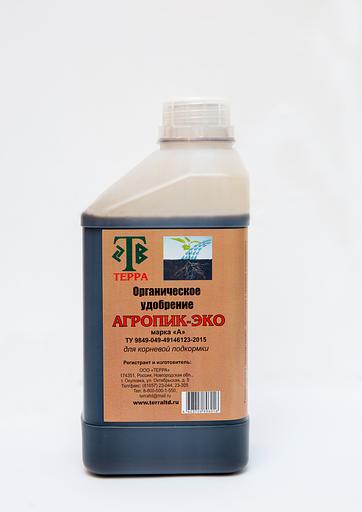 Жидкое органическое удобрение «АГРОПИК – ЭКО» для корневой подкормки фото 1
