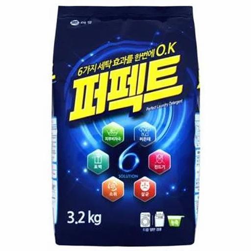 Стиральный порошок «Kerasys» Aekyung Perfect Multy Solution с кислородным отбеливателем 3,2 кг ОПТ фото 1