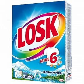 Стиральный порошок для ручной стирки Losk «Горное озеро» 410 г ОПТ фото 1
