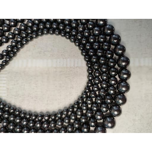 Набор шунгитовых бусин 10 мм ОПТ фото 3