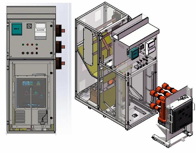 Шкафы комплектные распределительные устройства серии КМ 1-АФ фото 1