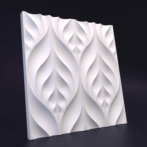 3D панель гипсовая «Сиам» опт фото 1