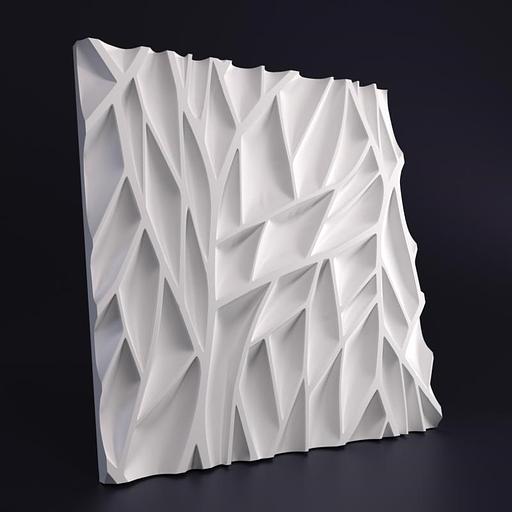 3D панель гипсовая «Мистраль» опт фото 1