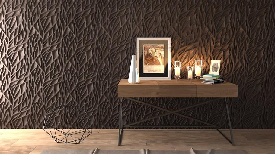 3D панель гипсовая «Мистраль» опт фото 2