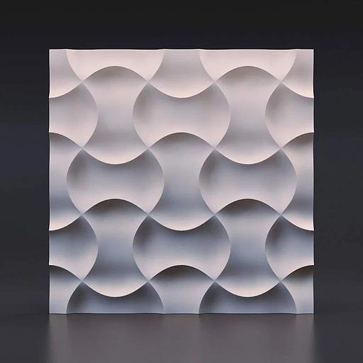 3D панель гипсовая «Множественные пересечения» опт фото 1