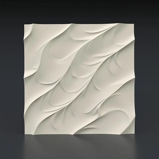 3D панель гипсовая «Волны каноэ» опт фото 2