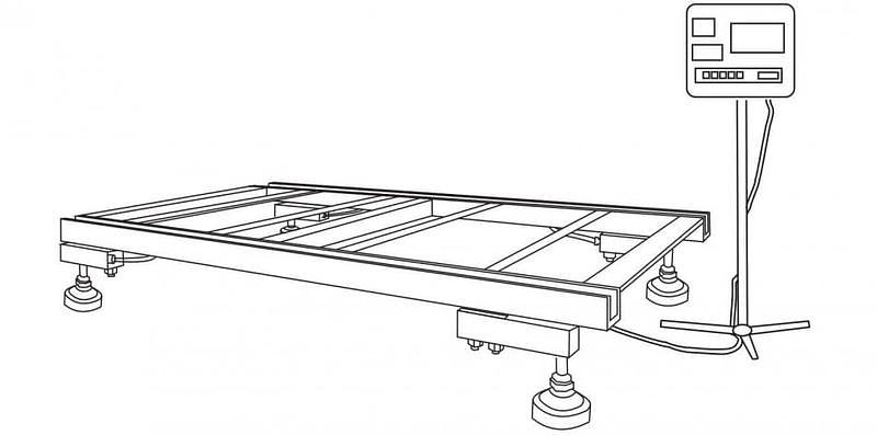 Весы под ёмкости 1000x2500 max=3000кг фото 4