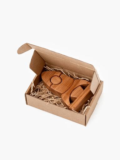 Деревянная пирамидка Ракета, Опт фото 2