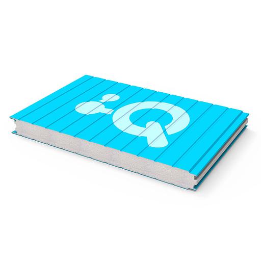 Сэндвич-панель стеновая с пенополистриолом 100мм фото 1