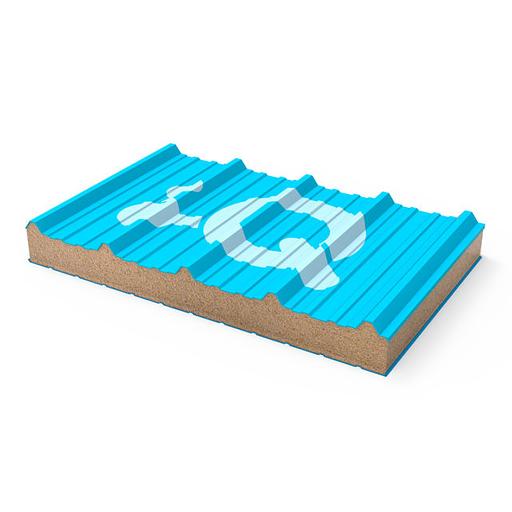 Сэндвич-панель кровельная с пенополиизоциануратом 120мм фото 1