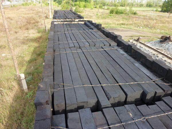 Брус переводной пропитанный к кстрелочному переводу А4 тип I фото 1