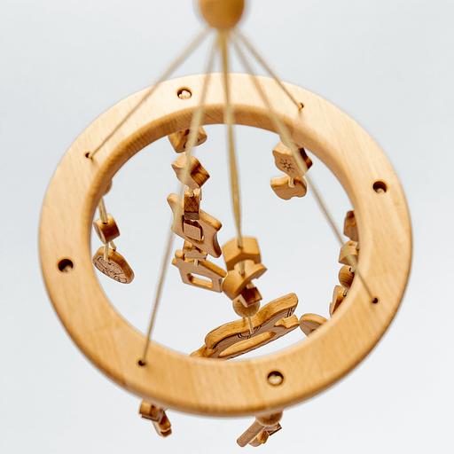 Мобиль на кроватку для новорожденного из бука, Опт фото 6