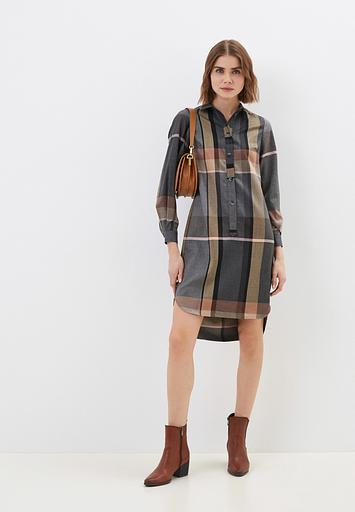 Платье-рубашка в клетку Elit by Ter-Hakobyan опт фото 1