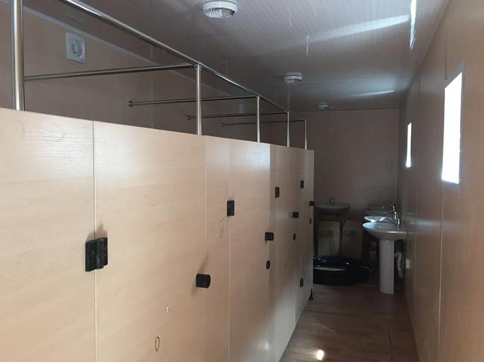 Контейнер 40 ф под санузел (модульные здание под туалет) фото 1