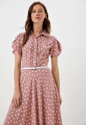 Платье-рубашка коричневое Elit by Ter-Hakobyan опт фото 2