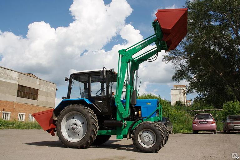 Погрузчик фронтальный ПФ-1.2 ковш 0,7 и 0,9 м3 на МТЗ 82 фото 1