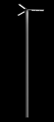 Парковый светильник SV-PARK3-SITI-3х30Вт-4м фото 1