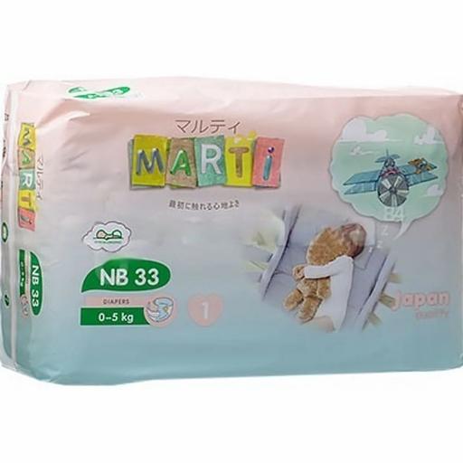 Подгузники Marti NB 33 (до 5 кг) ОПТ фото 1