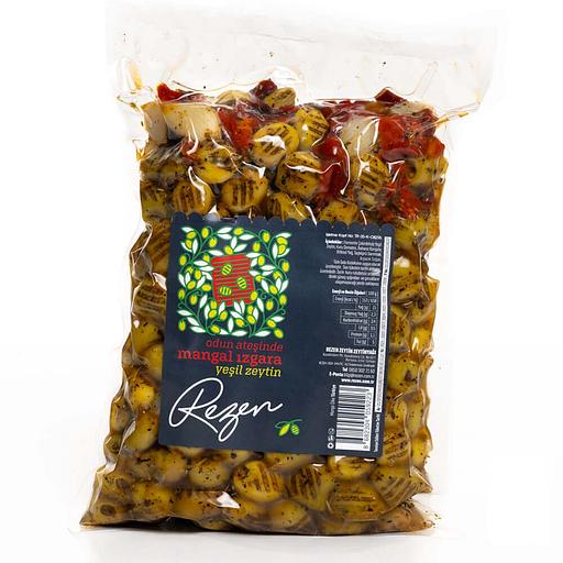 Зеленые оливки «Rezen» Гриль (Mangal Izgara) 5 кг ОПТ фото 1