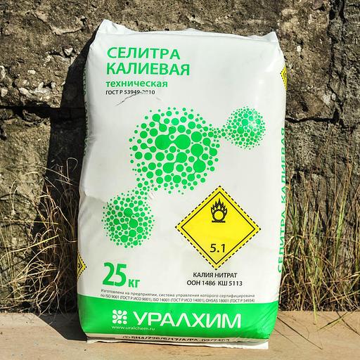 Селитра калиевая техническая 25 кг фото 1