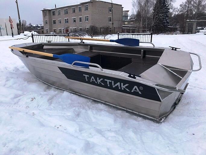 Алюминиевая лодка Тактика 390 РМ, 390*146*60 см фото 2