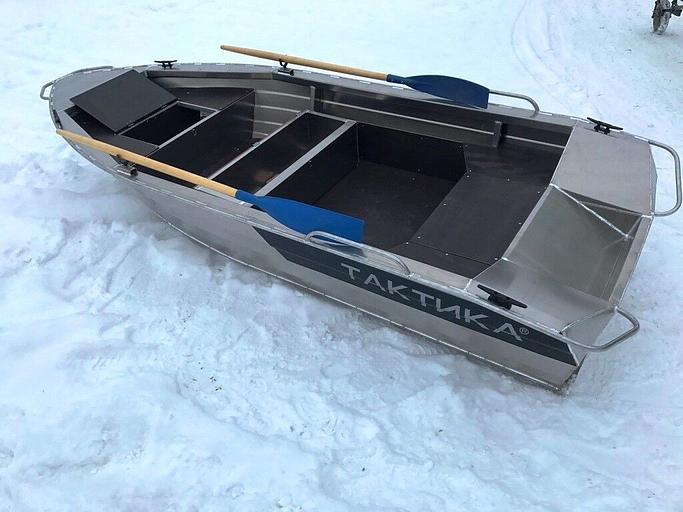 Алюминиевая лодка Тактика 390 РМ, 390*146*60 см фото 3