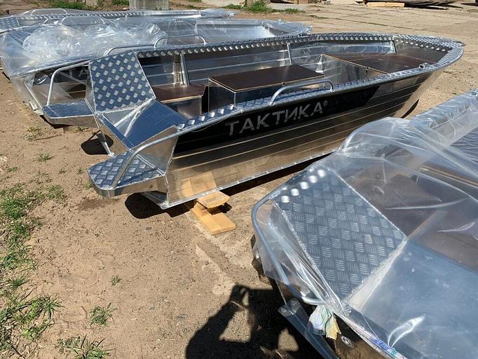 Алюминиевая лодка Тактика 390 РМ, 390*146*60 см фото 4