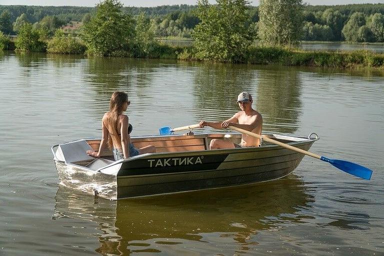 Алюминиевая лодка Тактика 390 РМ, 390*146*60 см фото 5