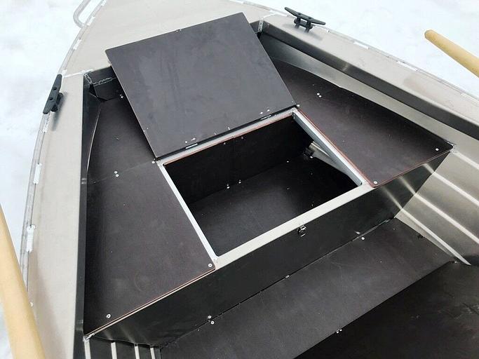 Алюминиевая лодка Тактика 390 РМ, 390*146*60 см фото 9