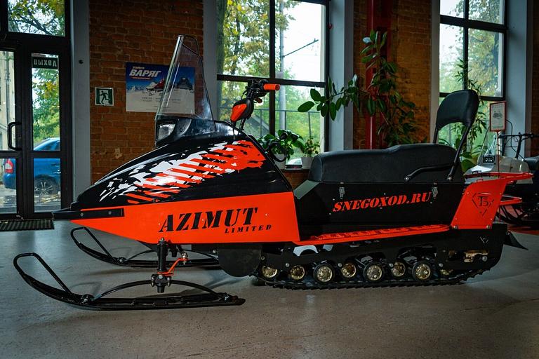 Снегоход Бурлак Азимут Limited CS 27 л.с., склизовая подвеска. 2900*1110*1280 мм фото 4