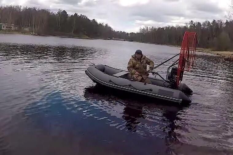 Аэролодка Бурлак Аэро АМ-380 15 л.с., габариты: 3800*1900*500 мм. фото 4