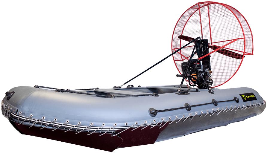 Аэролодка Бурлак Аэро АМ-340 20 л.с., габариты: 3400*1600*450 мм. фото 2