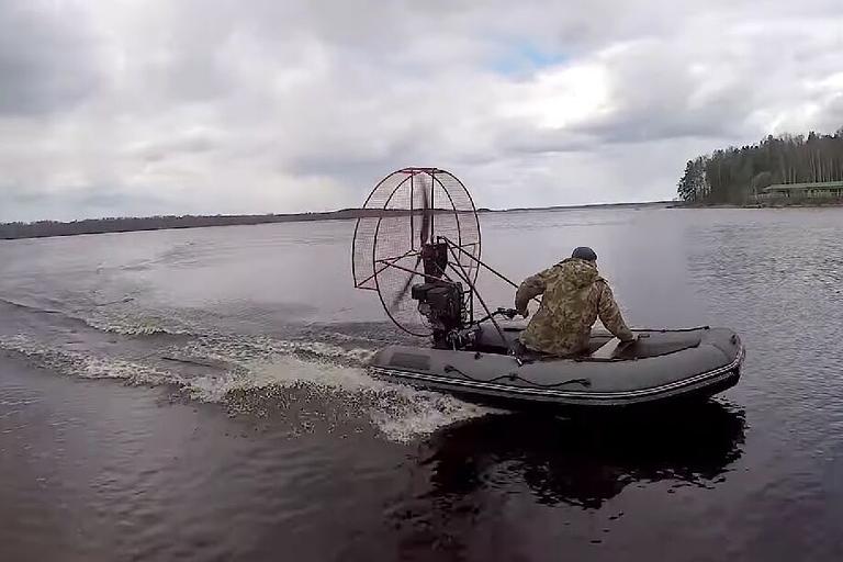 Аэролодка Бурлак Аэро АМ-340 20 л.с., габариты: 3400*1600*450 мм. фото 5