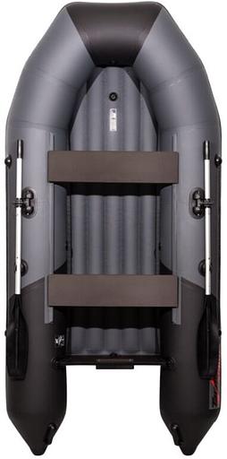 Лодка Таймень NX 2900 НДНД, 2900*1420*400 мм., цвет: графит-черный фото 3