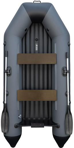 Лодка Аква 2800 НДНД, 2800*1320*360 мм., цвет: графит-черный фото 1
