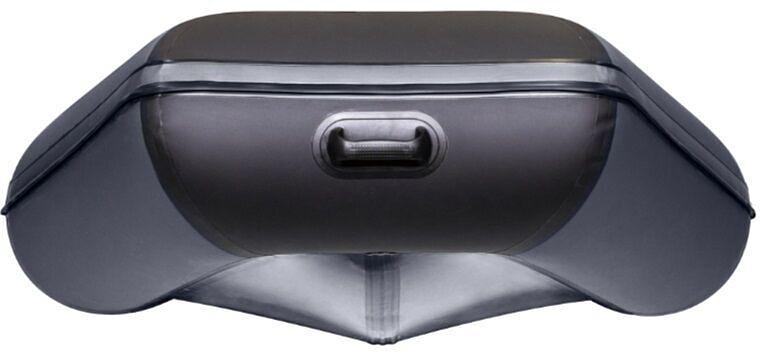 Лодка Аква 3200 слань книжка, киль, 3200*1420*400 мм., цвет: графит-черный фото 6